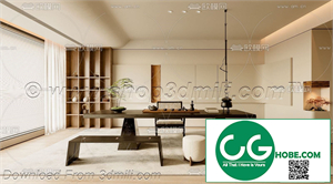 Tea Room 57 3D Model